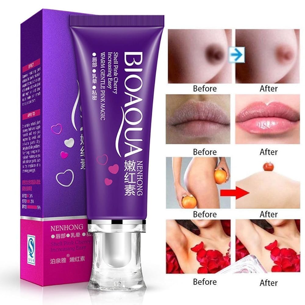  Nenhong Shell Pink Cherry Warm Gentle Lips Soften 30ML - BIOAQUA 