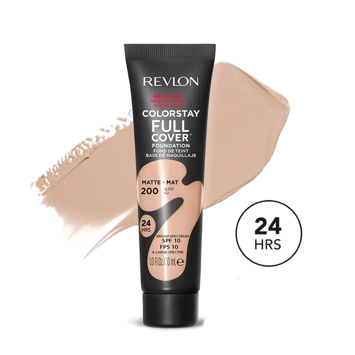  Colorstay Full Cover Foundation 200 Nude - Revlon 