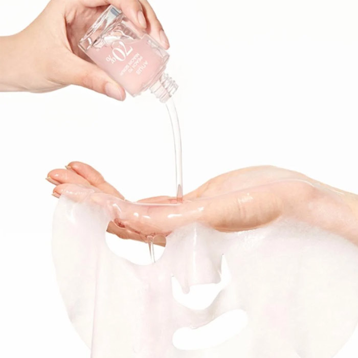  Hydrating sheet serum mask with niacin and peach, 25 ml - Anua 