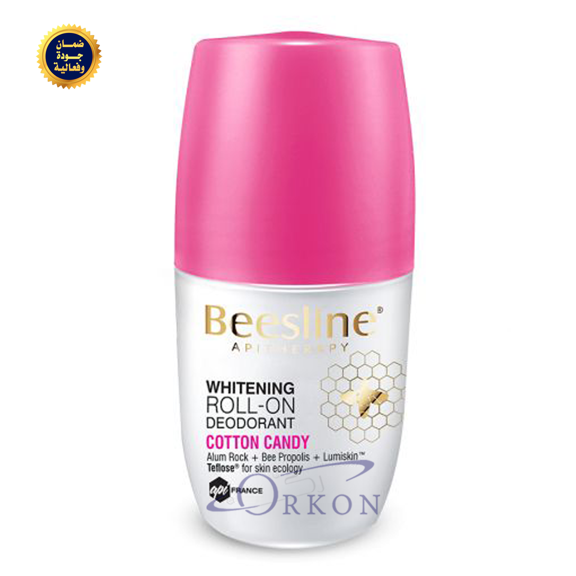  WHITENING ROLL-ON DEODORANT COTTON CANDY  Beesline 