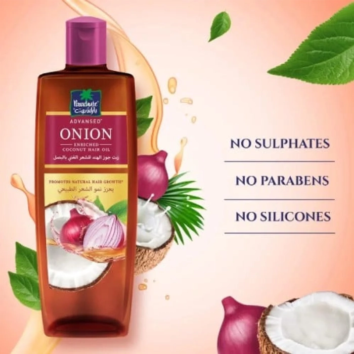  Coconut and Onion Oil to Promote Hair Growth and Prevent Hair Loss 300ml - Parachute 