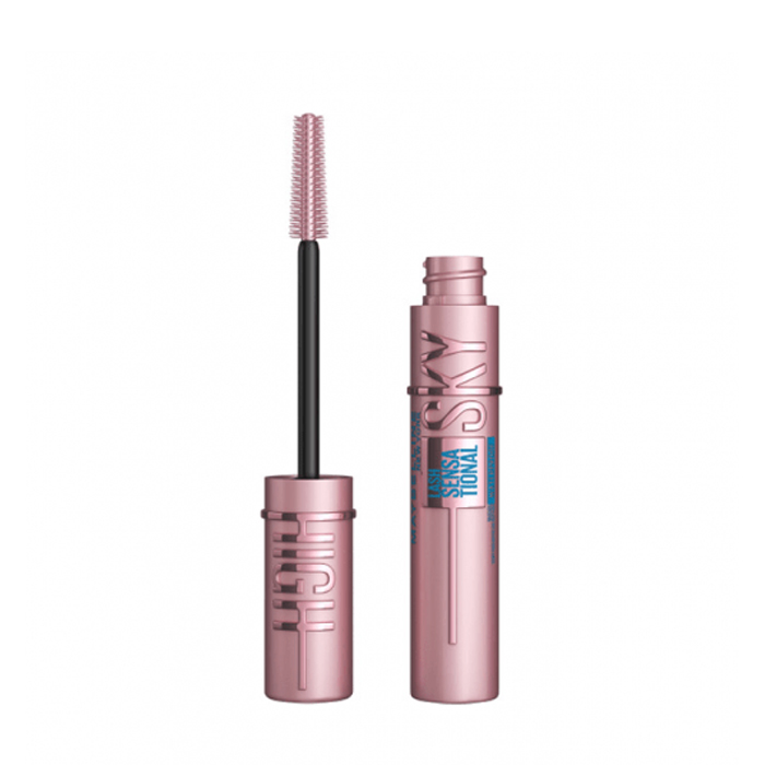  Maybelline Lash Sensational Volumizing & Lengthening Mascara, Sky High Waterproof 