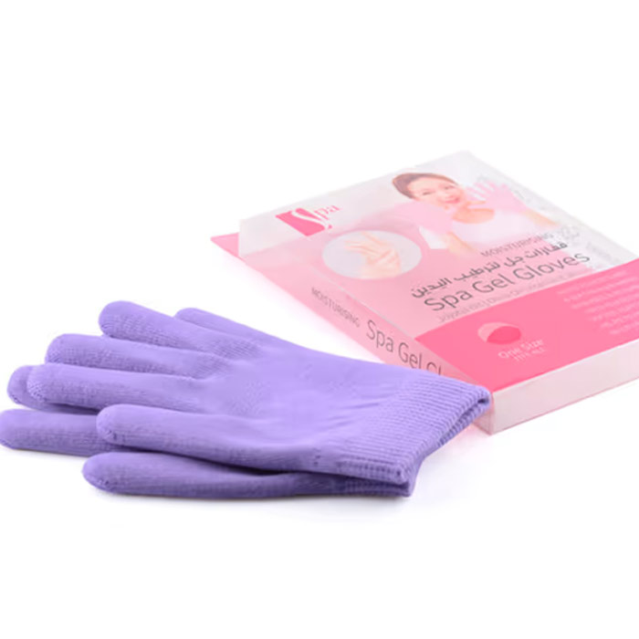  Gel Hand Moisturizing Gloves – Purple | Spa System 