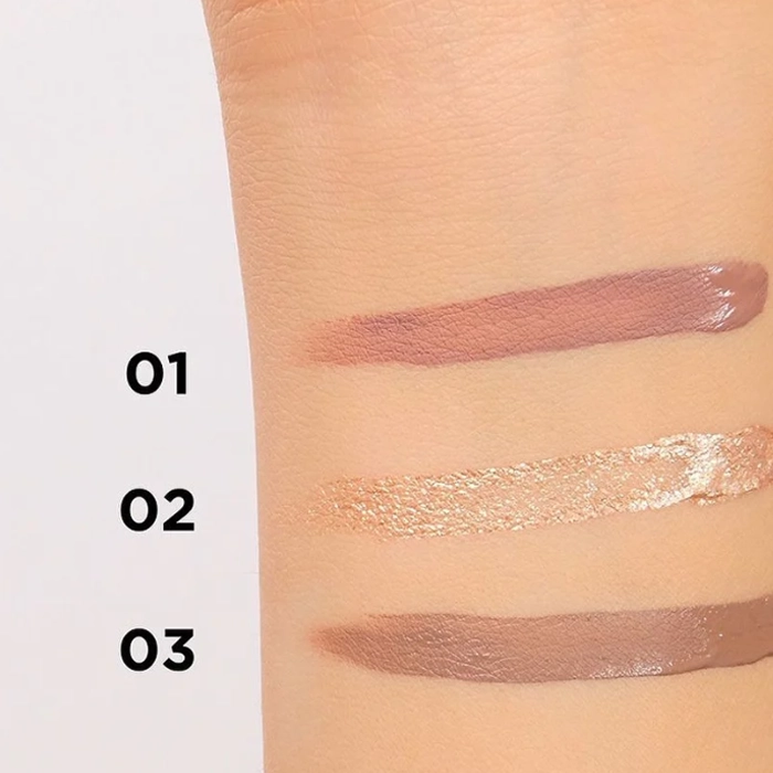  Flower Garden 2 in 1 Waterproof Liquid Eyeshadow No. 2/6.5ml - Eveline 