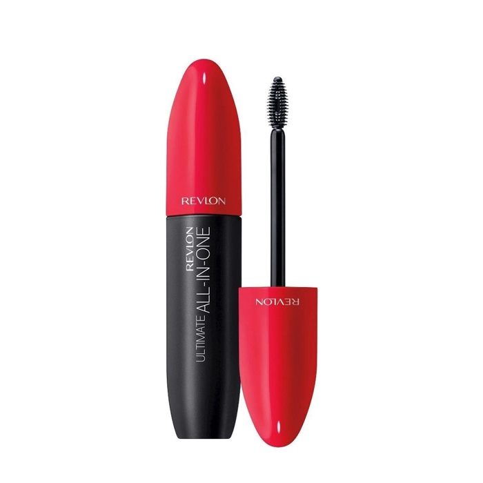  The Ultimate Mascara All in One for lengthening and volumizing eyelashes, Blackest Black - Revlon 