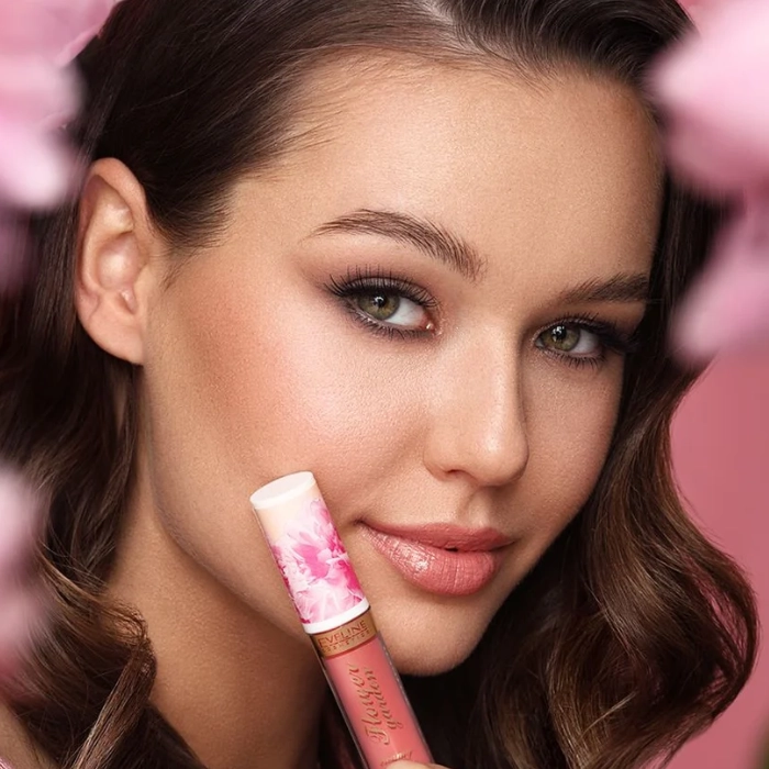  Flower Garden Lip Gloss 01 Delicate Rose 4.5ml - Eveline 