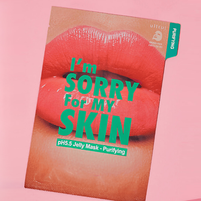  I'm Sorry For My Skin pH 5.5 Purifying Jelly Mask | Soothing and Pore-Cleansing Face Mask 
