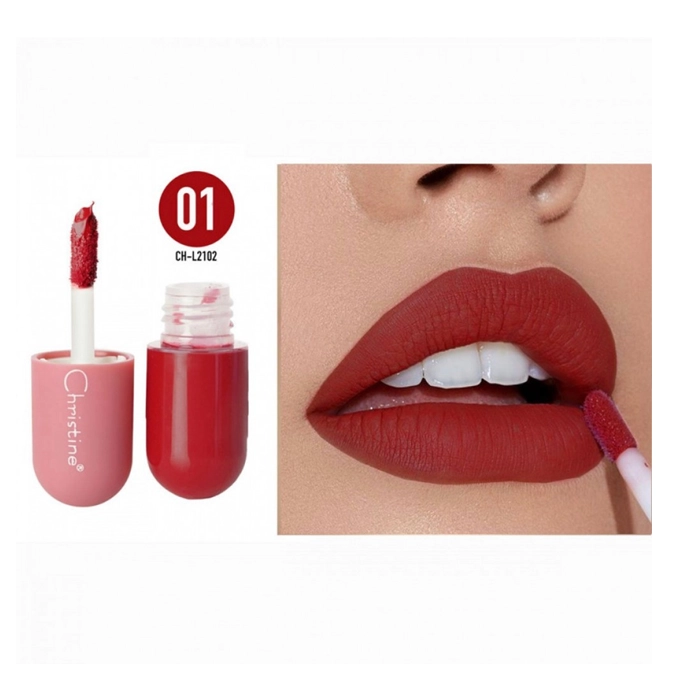   Mini Lasting Liquid Matte Lipstick CH-L2102 No. 1 - Christine 