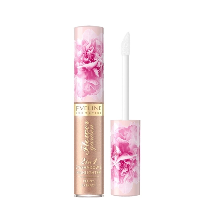  Flower Garden 2 in 1 Waterproof Liquid Eyeshadow No. 2/6.5ml - Eveline 