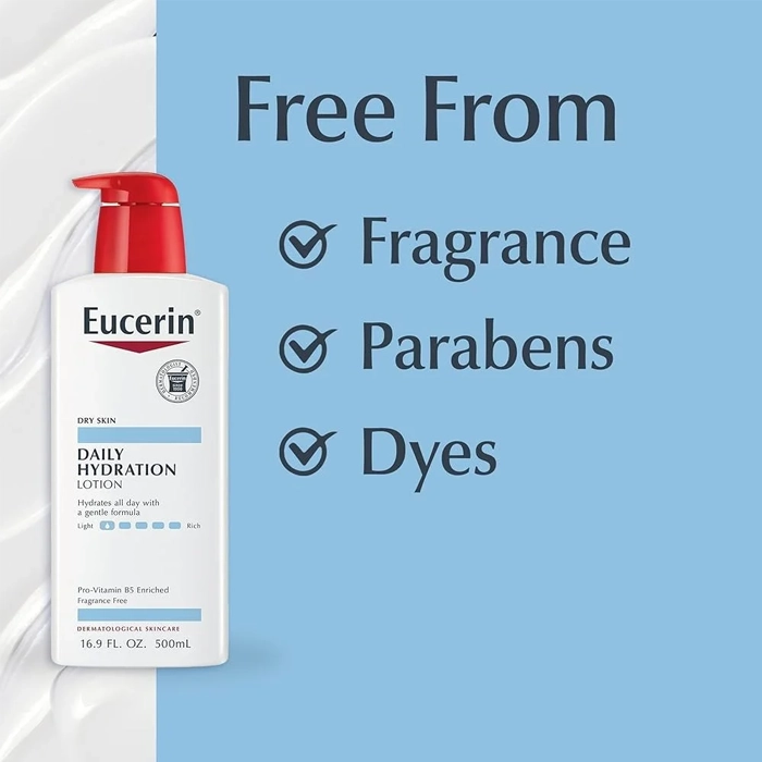  لوشن ترطيب البشرة اليومي خال من العطور 500 مل  - يوسيرين 