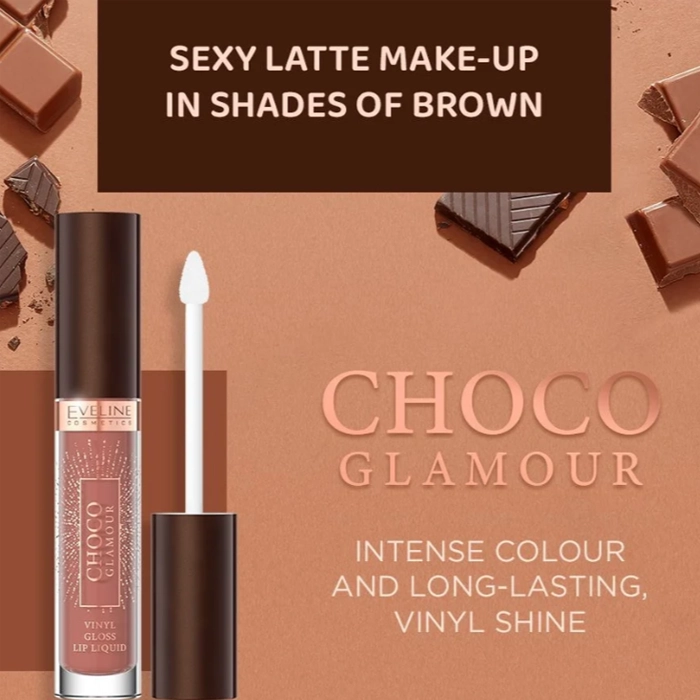  Liquid Lipstick with Glossy Effect 01/4.5ml - Eveline 