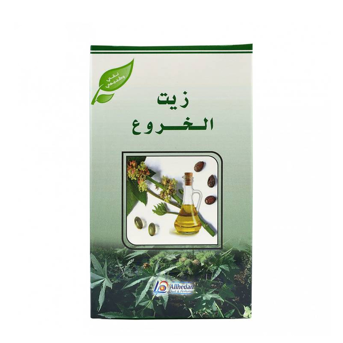  زيت الخروع لتكثيف حمايته الشعر 
