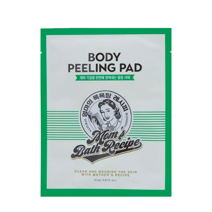 Green exfoliating body loofah, 25 ml - Mom's 