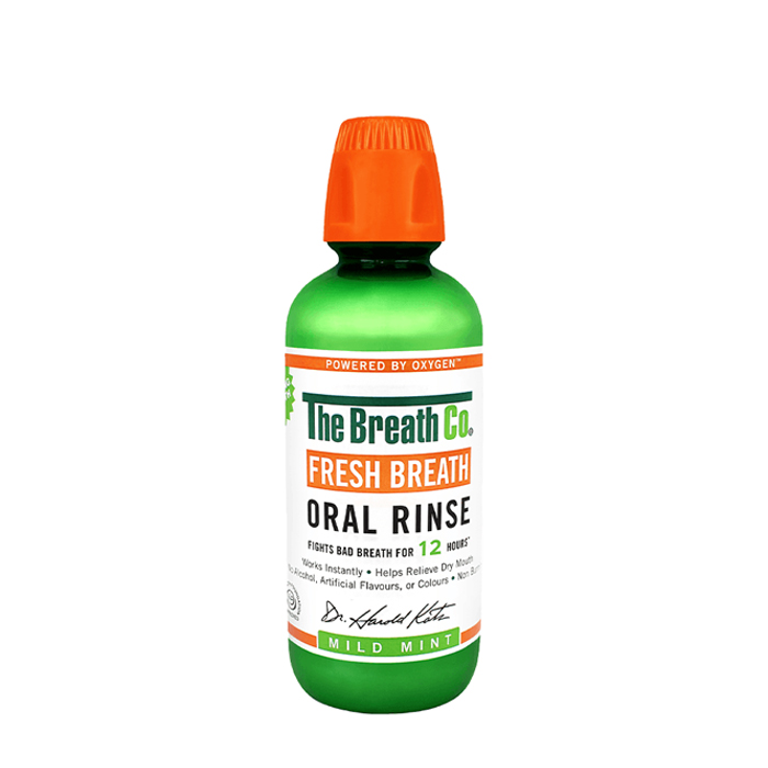  TheraBreath Fresh Breath Mild Mint Mouthwash (12-Hour Effect) – 473 ml 