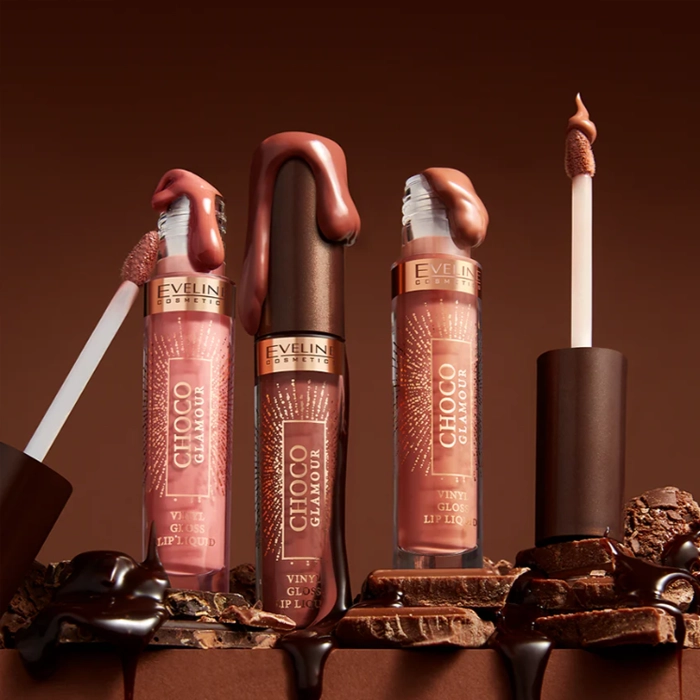  Liquid Lipstick with Glossy Effect 01/4.5ml - Eveline 