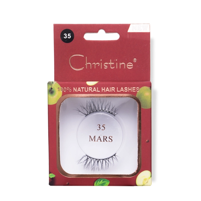    natural hair eyelashes color tone 35 - Christine 