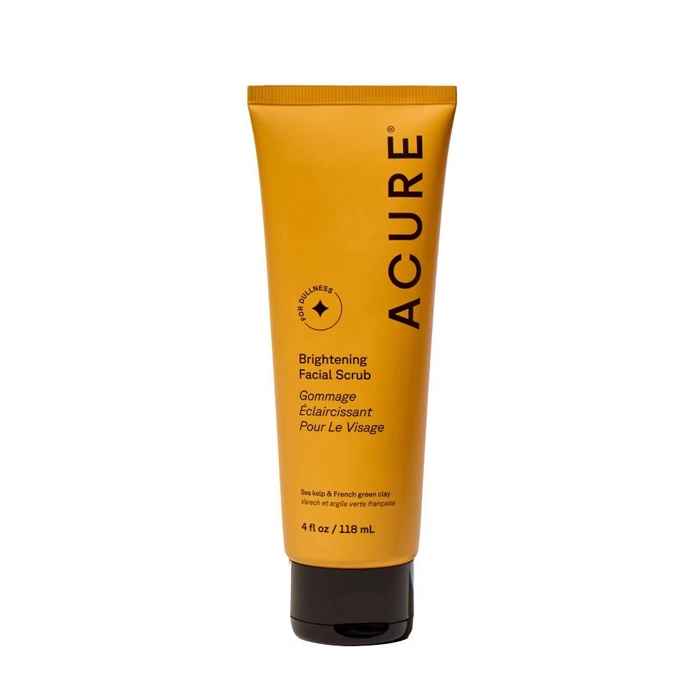  Whitening Facial Scrub with Sea Kelp and French Green Clay - Acure 