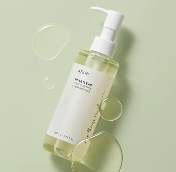  Heartleaf Pore Control Oil Wash 200ml - Anua 