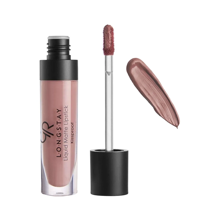  Rouge Liquid Matte Lipstick Shade Number 23 - Golden Rose 