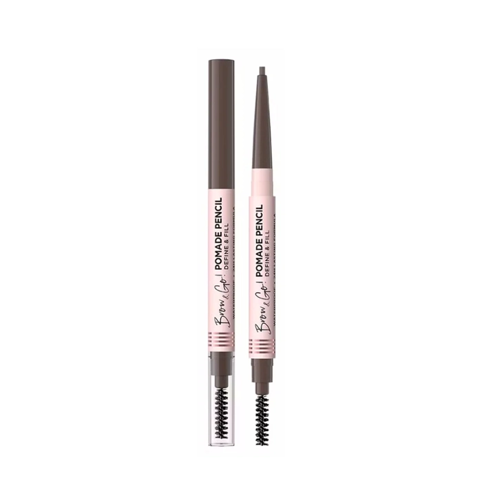  Eveline Brow & Go Eyebrow Pencil Dark Grey 