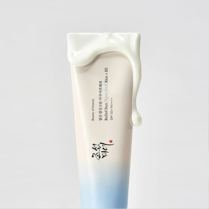  ريليف صن أكوا فريش ب الأرز + فيتامين ب5 (SPF50+ PA++++)لاصة 