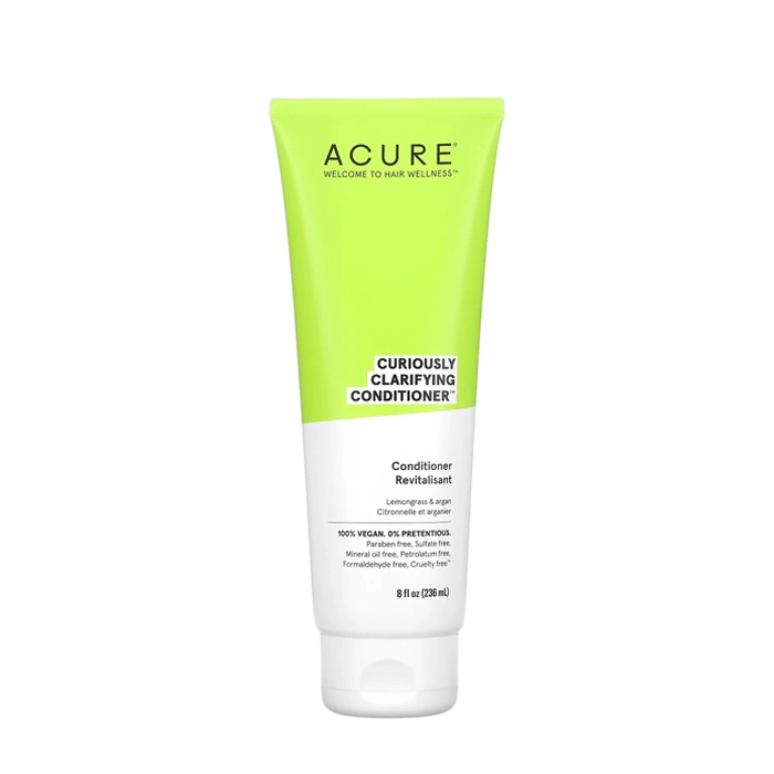  Conditioner to remove build-up and sebum from oily hair with lemongrass and argan - Acure 