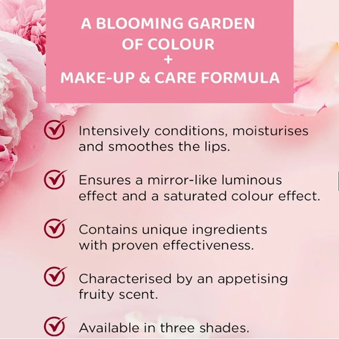  Flower Garden Moisturizing Lipstick 03 1.4g - Eveline 