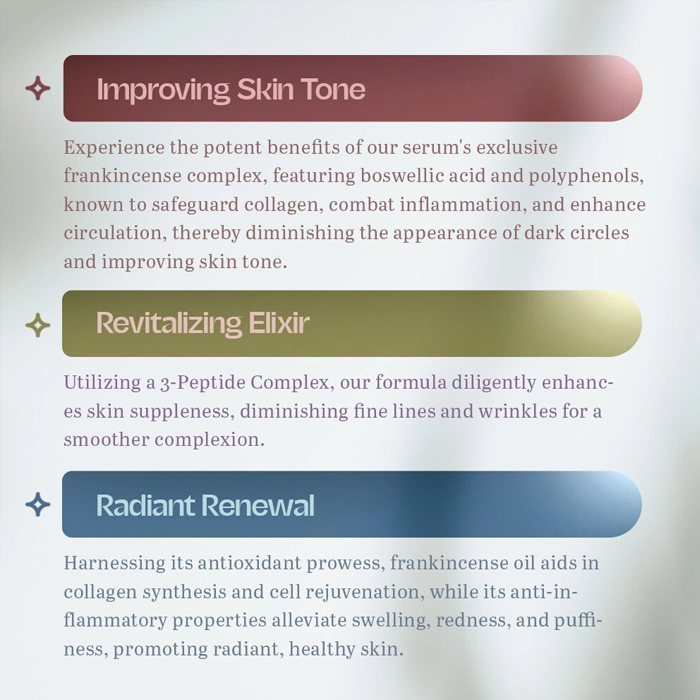  Frankincense Anti-Aging & Skin Rejuvenation Serum for Face 30ml - Mousse 