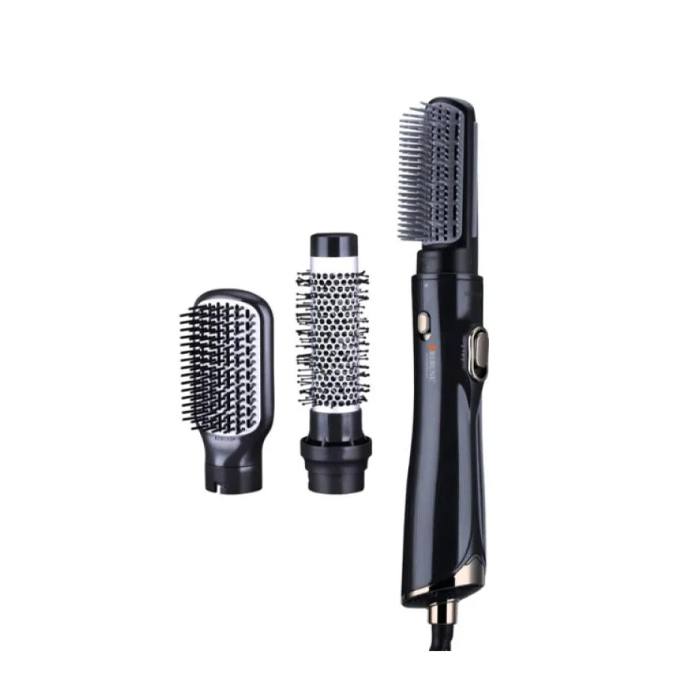  Iconic Hair Styling Device with 3 Interchangeable Heads - Model RE-2024 - Rebune 