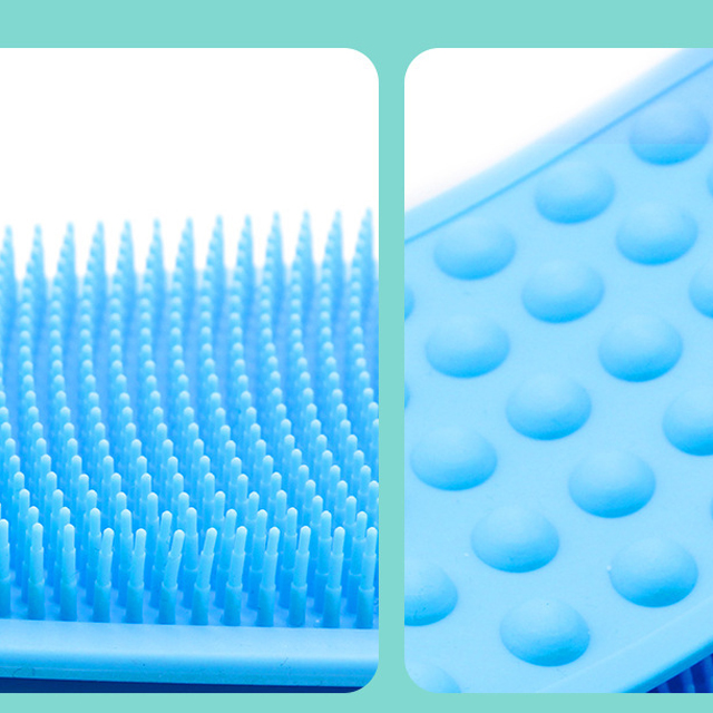  Soft no Silicone Body Sided Back Wash Scrubber Massage Brush Cleaning Trap Shower Bath Towel Belt for Self Cleaning 