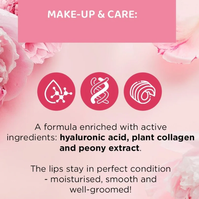  Flower Garden Lip Gloss 01 Delicate Rose 4.5ml - Eveline 