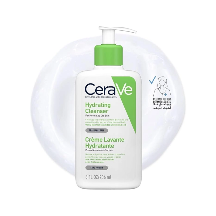  Natural Moisturizing Cleanser For Face And Body 236 ml - CeraVe 