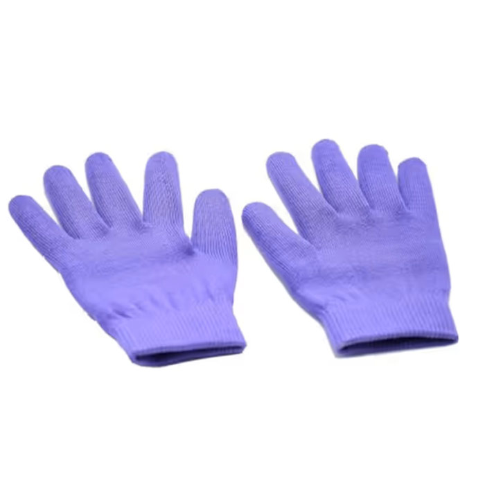  Gel Hand Moisturizing Gloves – Purple | Spa System 