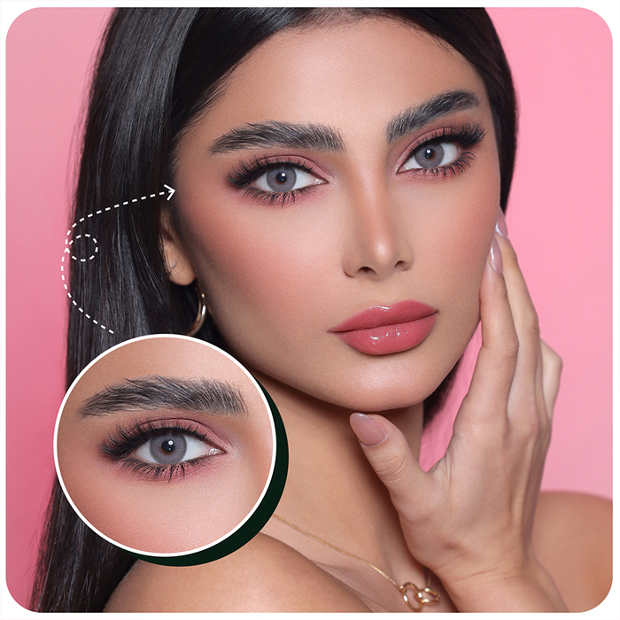  عدسات تجميلية شهرية لون ثري دي سيدار - ثري دي كلرز 