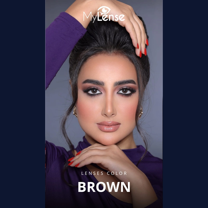  Brown Monthly Cosmetic Lenses - My Lens 