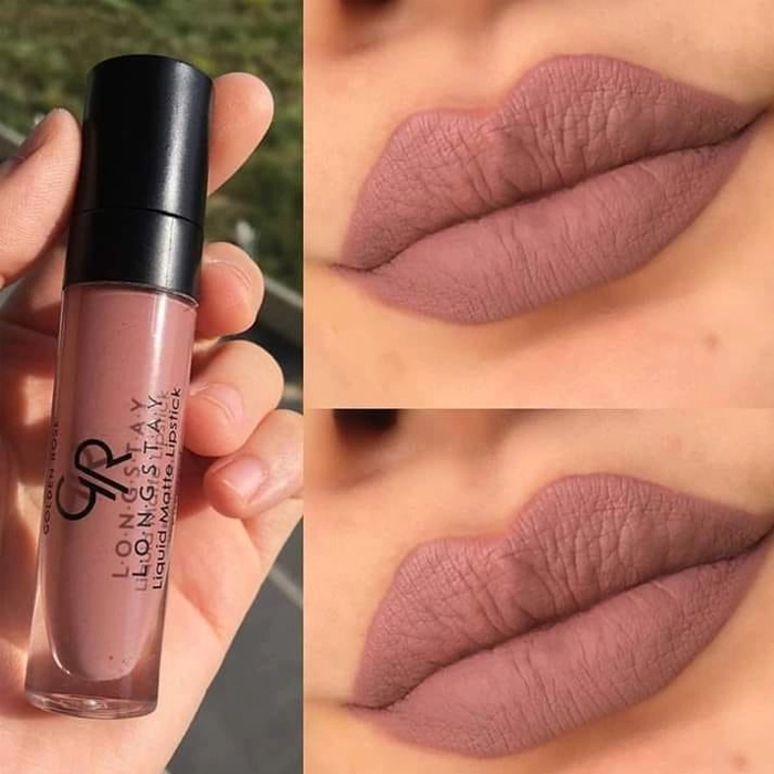  Rouge Liquid Matte Lipstick Shade Number 23 - Golden Rose 