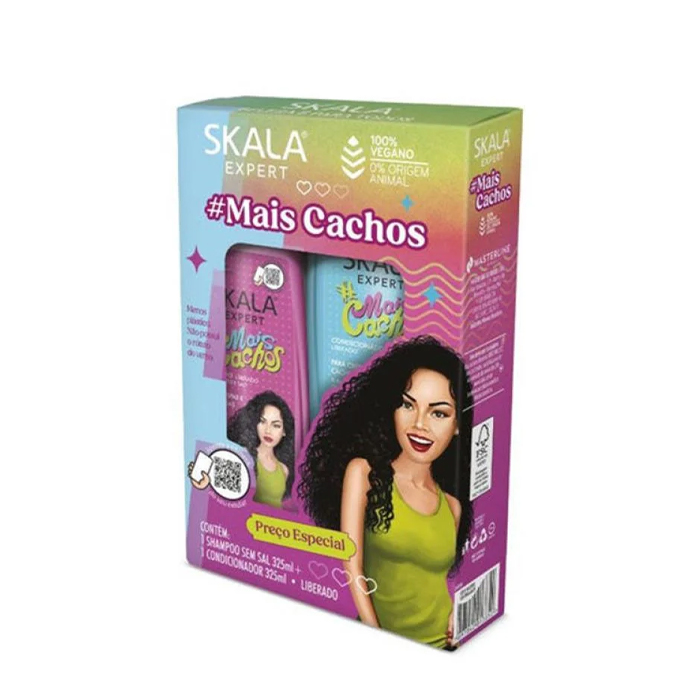  Miss Cashews Shampoo and Conditioner Set with Depanthenol and Shea Butter - Skala 