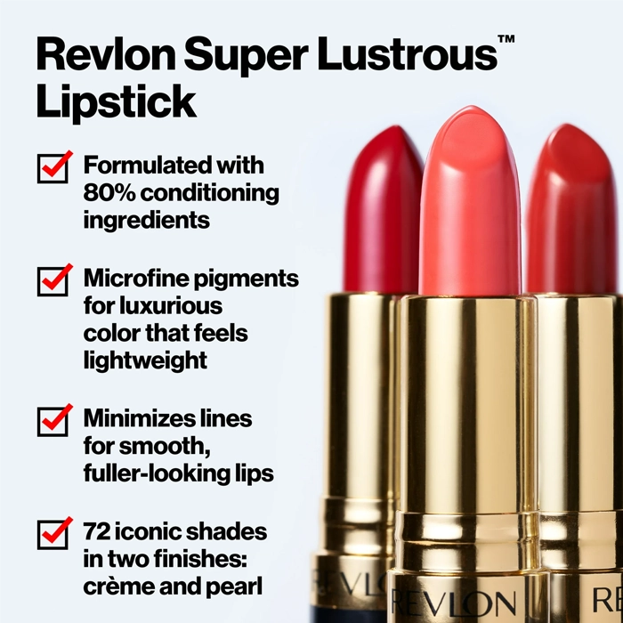  Super Lustrous  Lipstick I got chills - revlon 