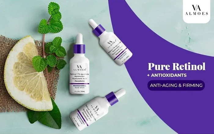  Retinol 1% Squalane Anti-Aging & Firming Serum 30ml - Almoes 