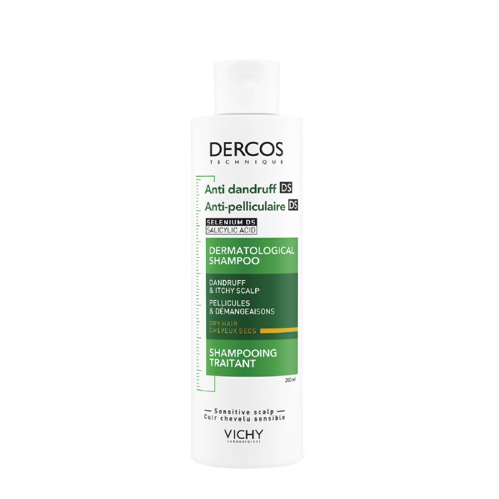  Dercos Anti-Dandruff Shampoo for Dry Scalp 200ml - Vichy 