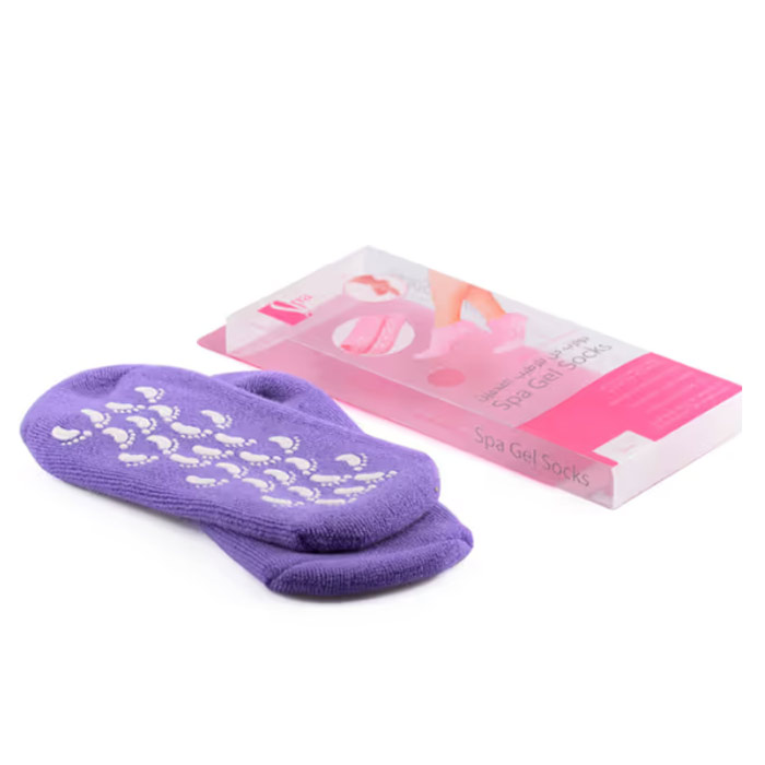  Purple Gel Foot Moisturizing Socks – Spa System 