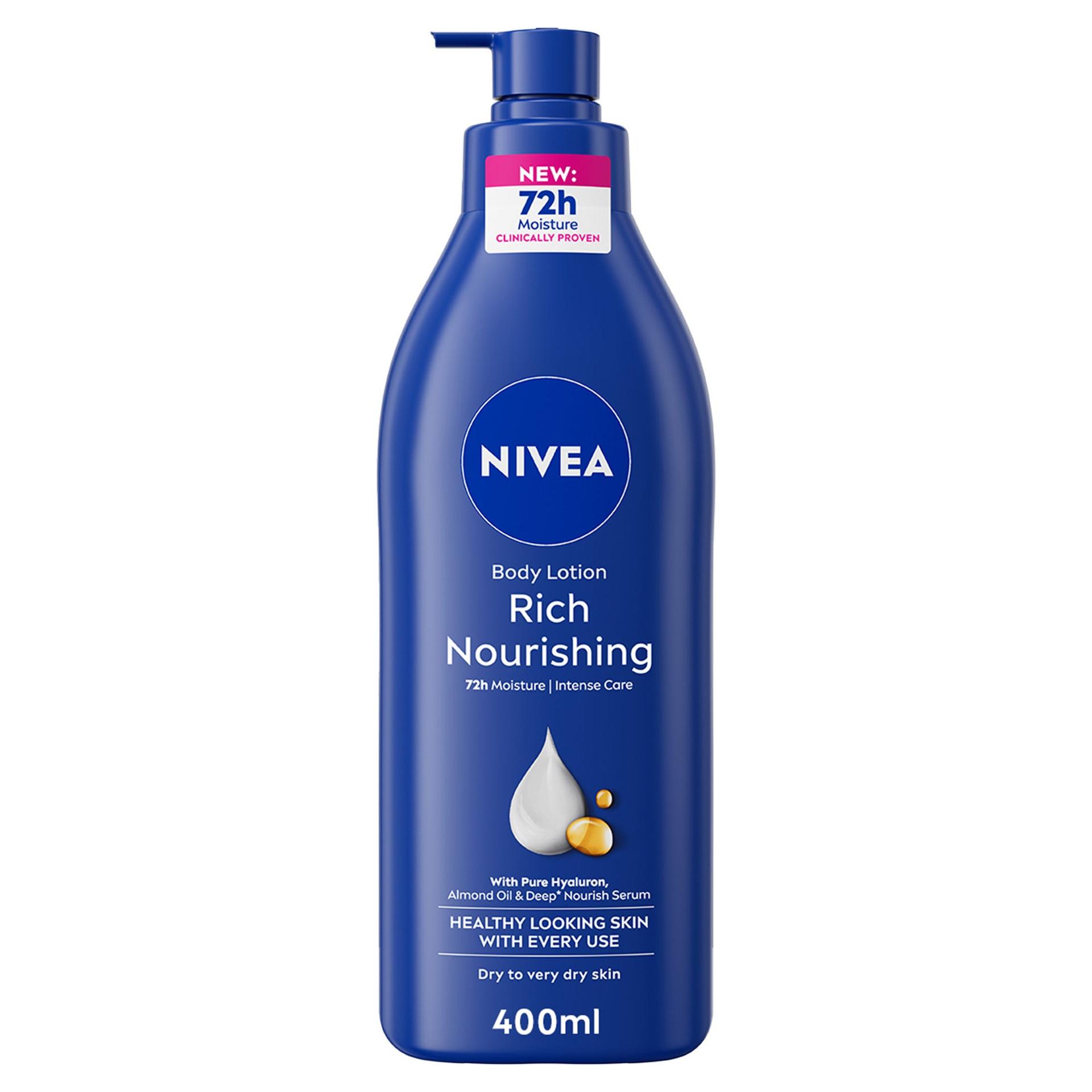  Moisturizing body lotion with almond oil and vitamin E for very dry skin 400ml - Nivea 
