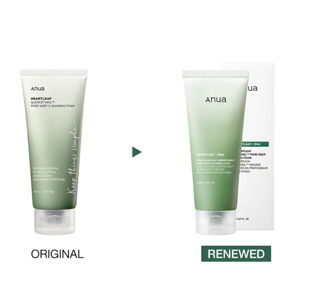 Heartleaf Quercetinol Deep Pore Cleansing Foam 150ml - Anua 
