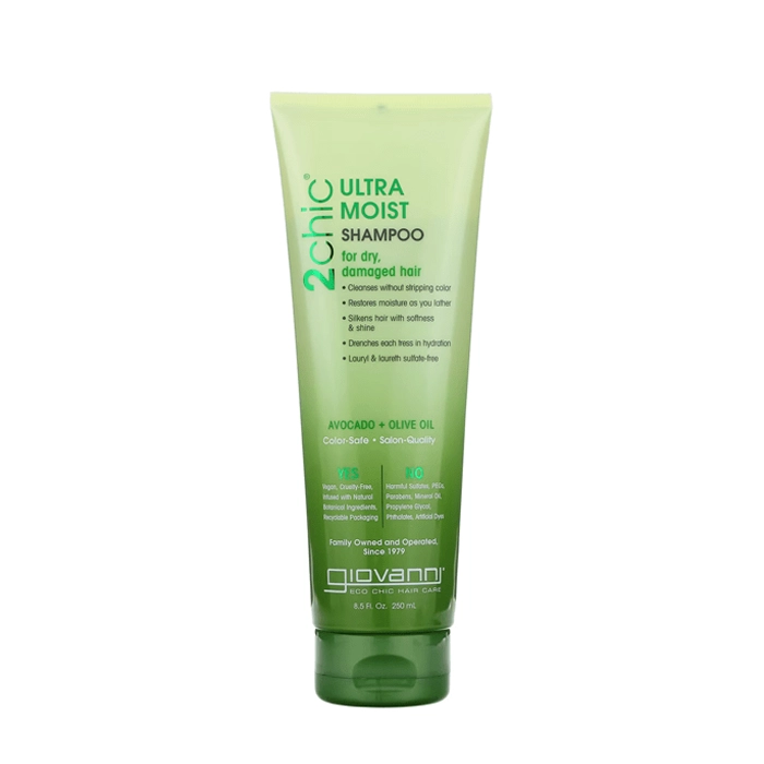  Ultra-moisture shampoo for dry and damaged hair with avocado and olive oil 250ml - Giovanni 