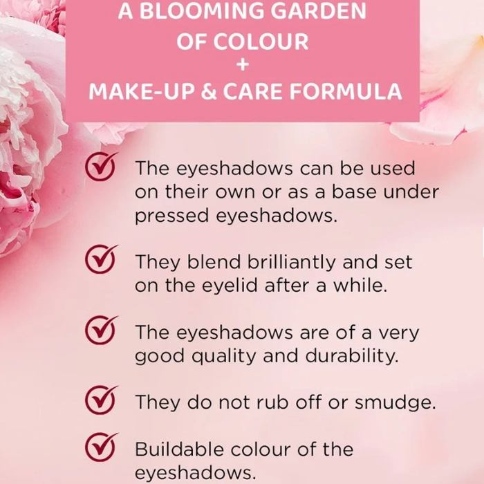  Flower Garden 2 in 1 Waterproof Liquid Eyeshadow No. 2/6.5ml - Eveline 