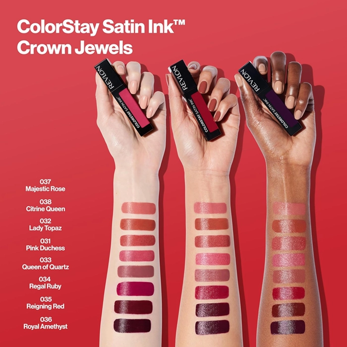  Colorstay Satin Ink Liquid Lipstick 005 Silky Sienna - Revlon 