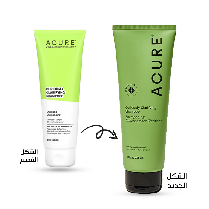  Acure Oily Hair Removal Shampoo with Lemongrass and Argan 236 ml 