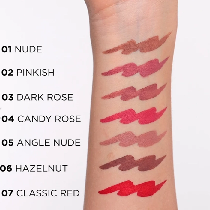  Eveline Waterproof Gel Lip Liner Dark Rose 03 