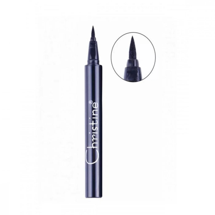  Black liquid eyeliner for eyeliner 4 gm - Christine 