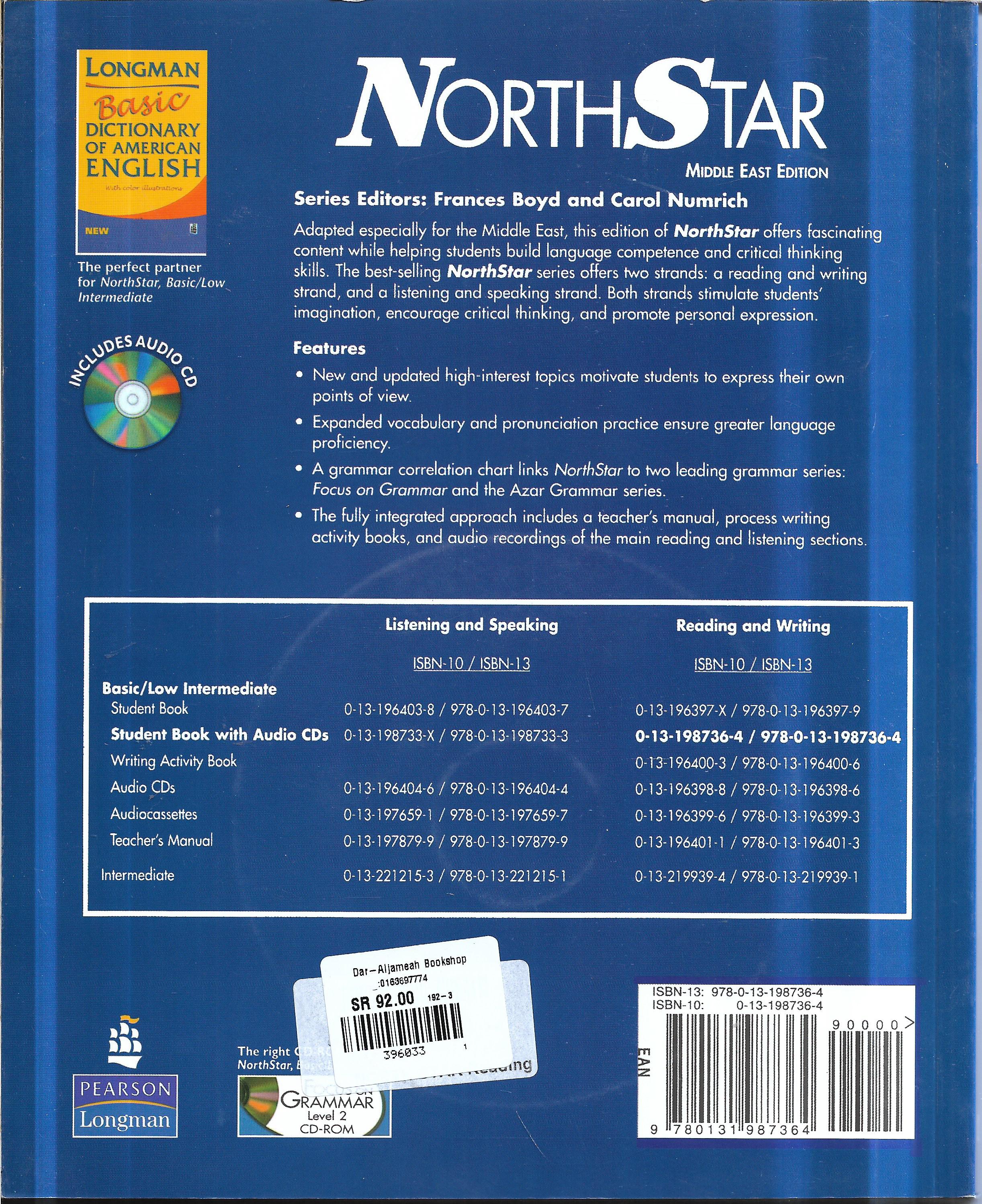North star reading and writing basic low